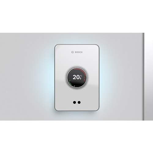 “Bosch EasyControl slimme thermostaat in elegant zwart”