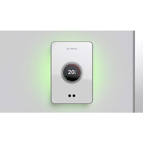 “Bosch EasyControl slimme thermostaat in elegant zwart”