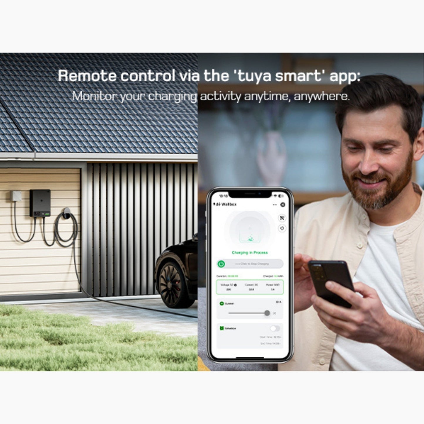 dé Wallbox Home | Type 2 Kabel & App-besturing