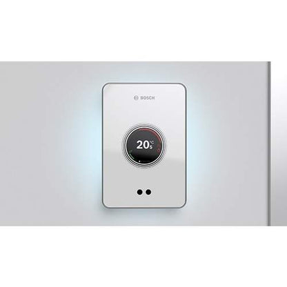 “Bosch EasyControl slimme thermostaat in elegant zwart”