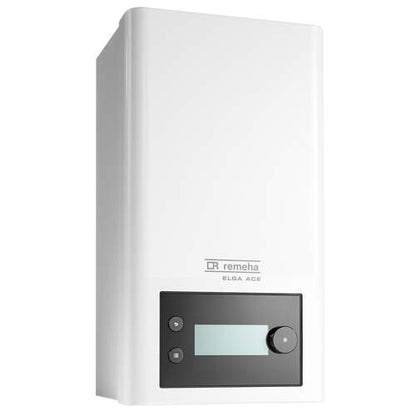 “Compacte Remeha Elga Ace H 6 kW hybride warmtepomp”