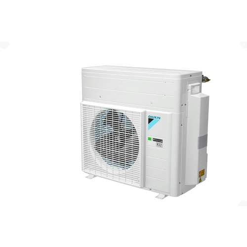 “Compacte Daikin Altherma hybride warmtepomp buitenunit”