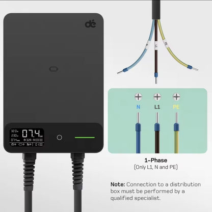 dé Wallbox Home |  Type 2 Kabel & App-besturing
