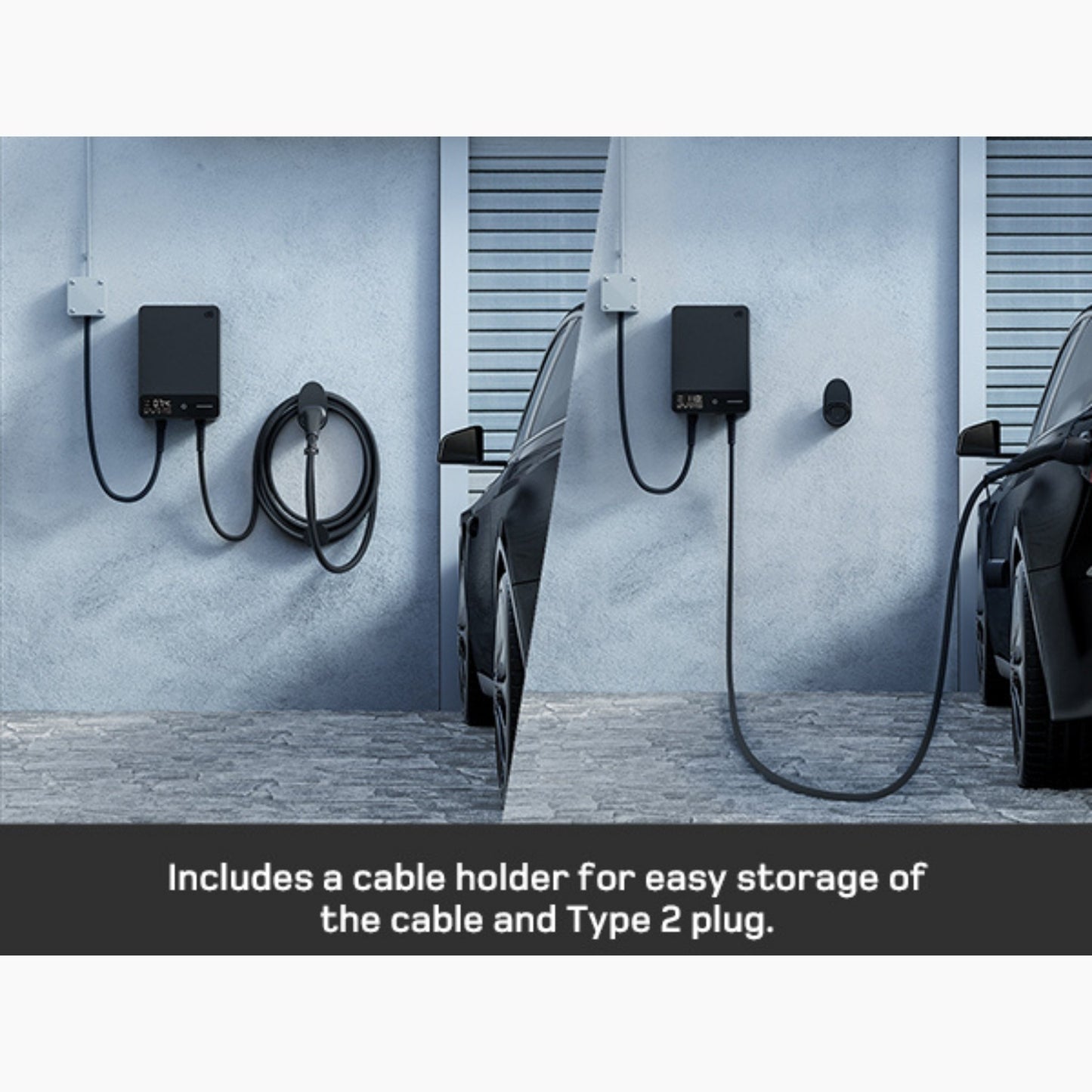 dé Wallbox Home |  Type 2 Kabel & App-besturing