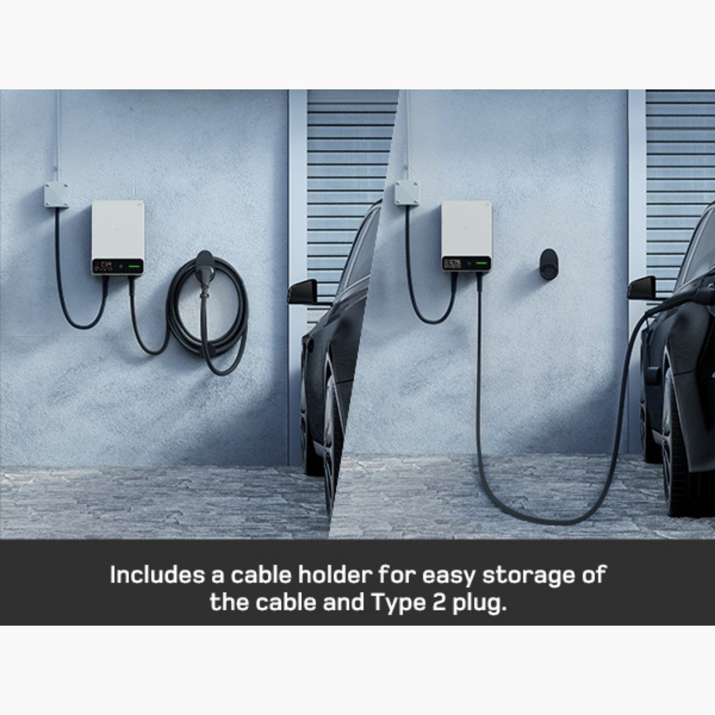 dé Wallbox Home |  Type 2 Kabel & App-besturing
