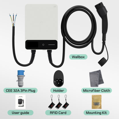 dé Wallbox Home |  Type 2 Kabel & App-besturing