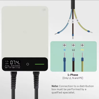 dé Wallbox Home |  Type 2 Kabel & App-besturing