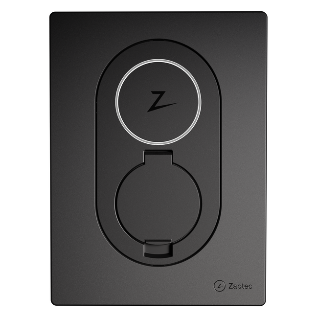 Zaptec Go 22 kW laadpaal in Asphalt Black – compact en stijlvol