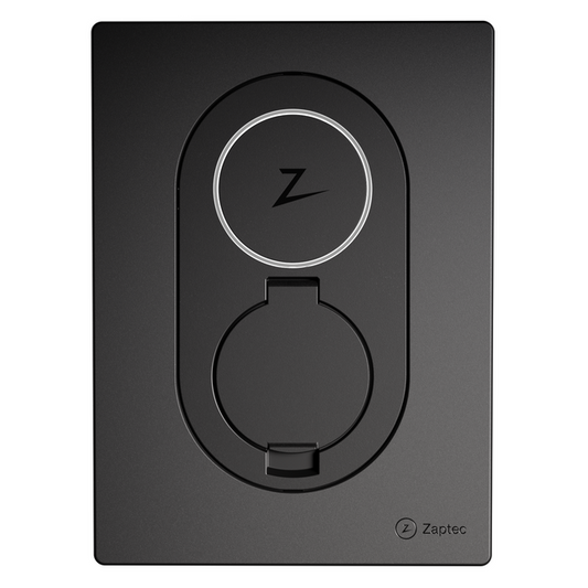 Zaptec Go 22 kW laadpaal in Asphalt Black – compact en stijlvol
