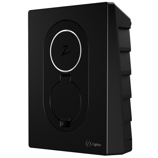 Zaptec Go 22 kW laadpaal in Asphalt Black – compact en stijlvol